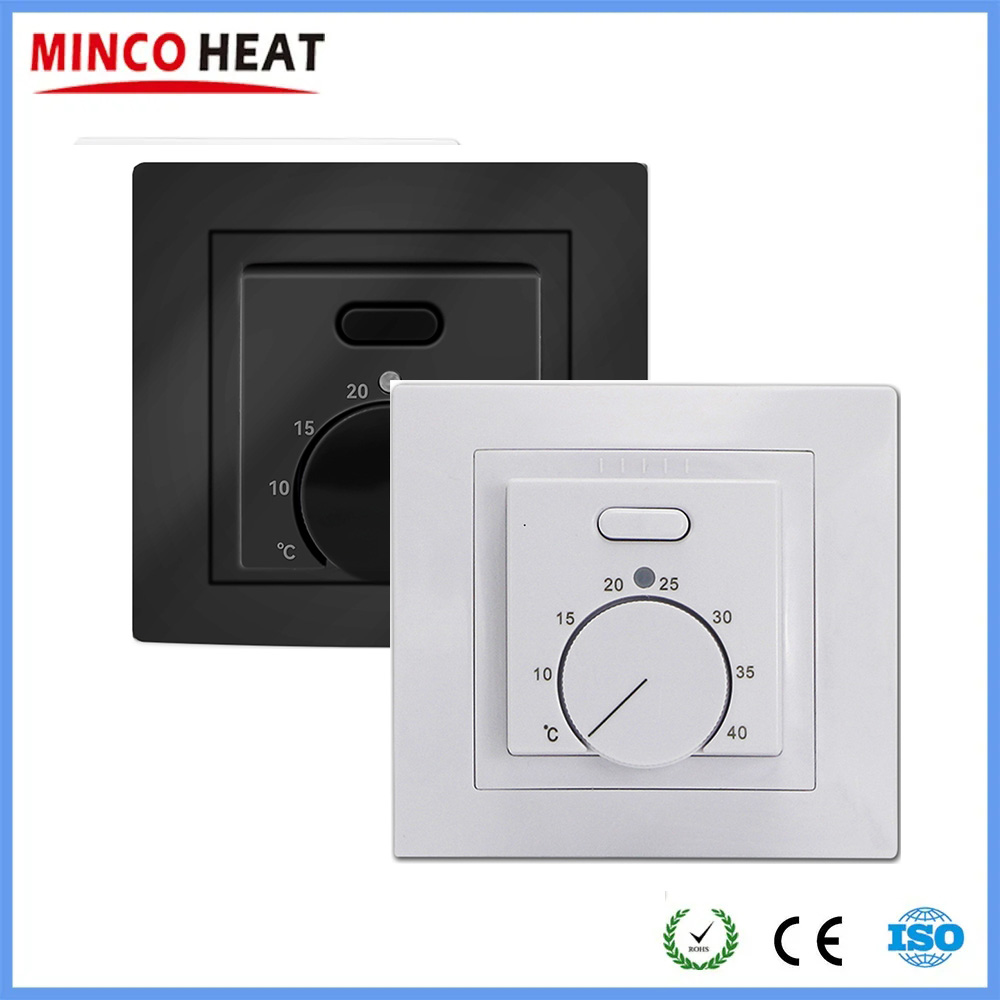 Termostato de habitación MINCO HEAT Electric MK05, controlador de temperatura de 220V 16A para sistema de calefacción por suelo radiante
