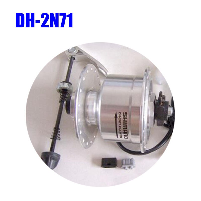 Dínamo DH-3N72 geração de energia da bicicleta hup 6v 2.4w 32 furos dianteiro rolamento hub com led cabeça lâmpada liga acessórios da bicicleta: Only hup
