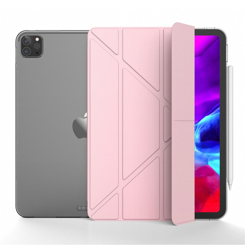 Case For iPad Pro 11 Cover Ultra Slim PU Leather+TPU Back Smart Magnetic Flip tablet Stand cover for iPad Pro 11 case: rosegold / Pro 11inch 2018