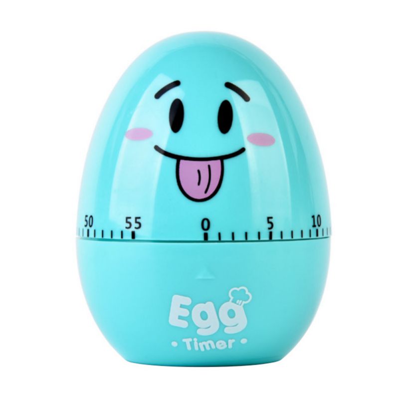 Kitchen Egg Timer Max 60 Minutes Without Battery Cartoon Cute Cooking Clock Alarm Mechanical Home Decor: L