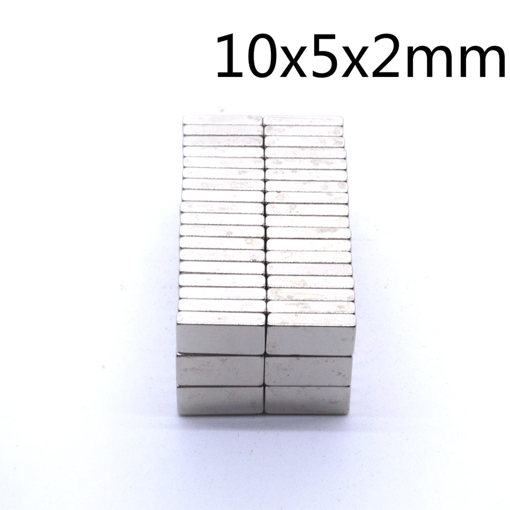 10pcs Rectangular magnets 10x5x2 Super Strong Neodymium magnet rare earth neodymium magnets