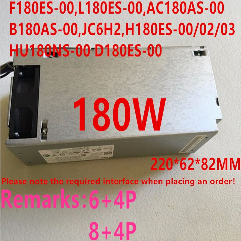 Original psu til dell 3667 3668 180w strømforsyning  f180es-00 l180 eps -01 b180as-00 h180es-02 h180es-03 hu180ns-00 b180as-01