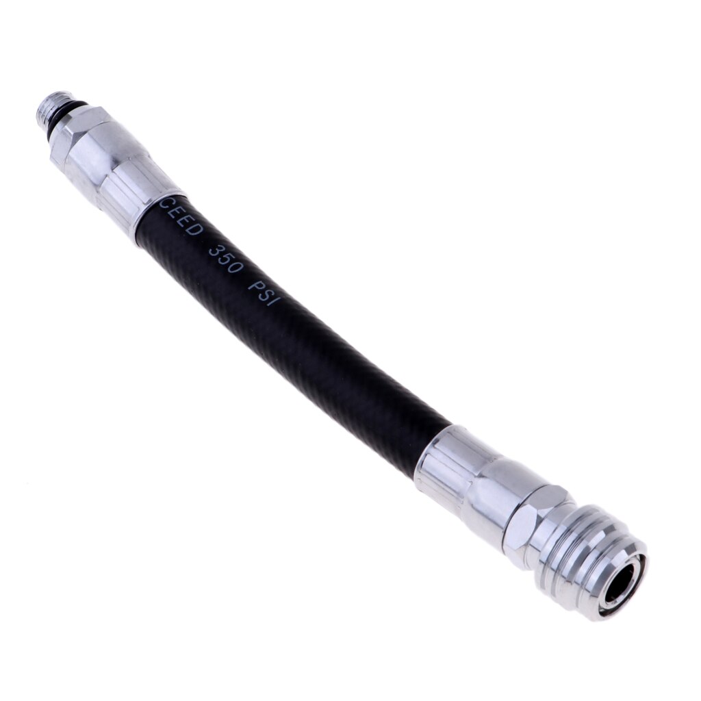 Tuyau tressé Flexible de plongée sous-marine, régulateur de basse pression noir, pieuvre de plongée, 1ère étape: 15cm