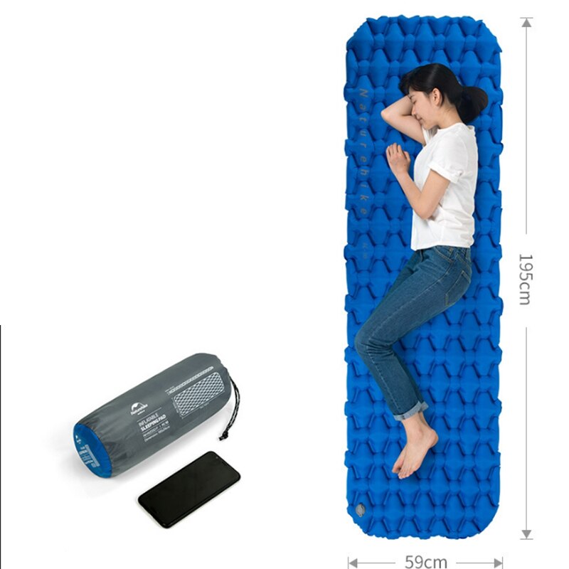 Outdoor Inflatable Mattress Camping Sleeping Pad Ultralight Camping Mattress Sleeping Mat Camping Bed Inflatable Camping Mat