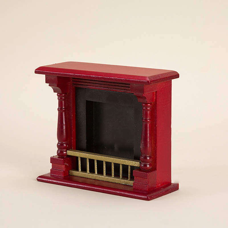 Maison de poupée Miniature, modèle de cheminée, meubles de salon, décoration, accessoires pour maison de poupée, 1/12: vert clair