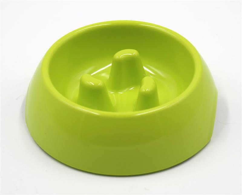 Tazón de perro con impresión lenta, tazón para gatos y cachorros, alimentador de almacenamiento de alimentos con agua, Combo de resina de PP no tóxica de acero inoxidable, cuenca de arroz en 6 colores