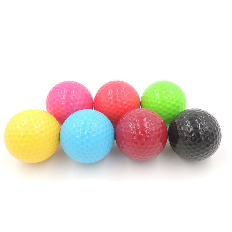 7pcs different colors golf practice ball golf ball