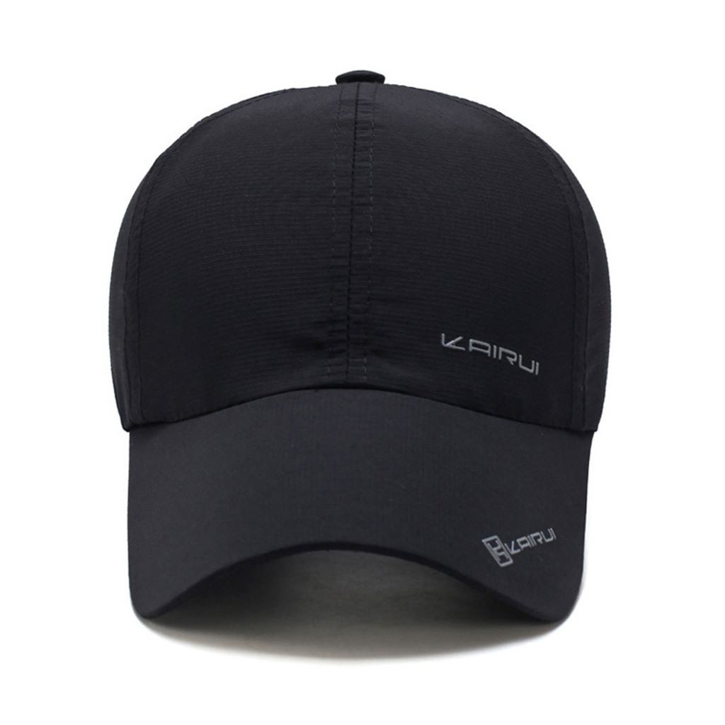 Vrouwen Mannen Hoed Gebogen Zonneklep Licht Boord Effen Kleur Baseball Cap Mannen Cap Outdoor Zonnehoed Verstelbare Sport Caps in Zomer