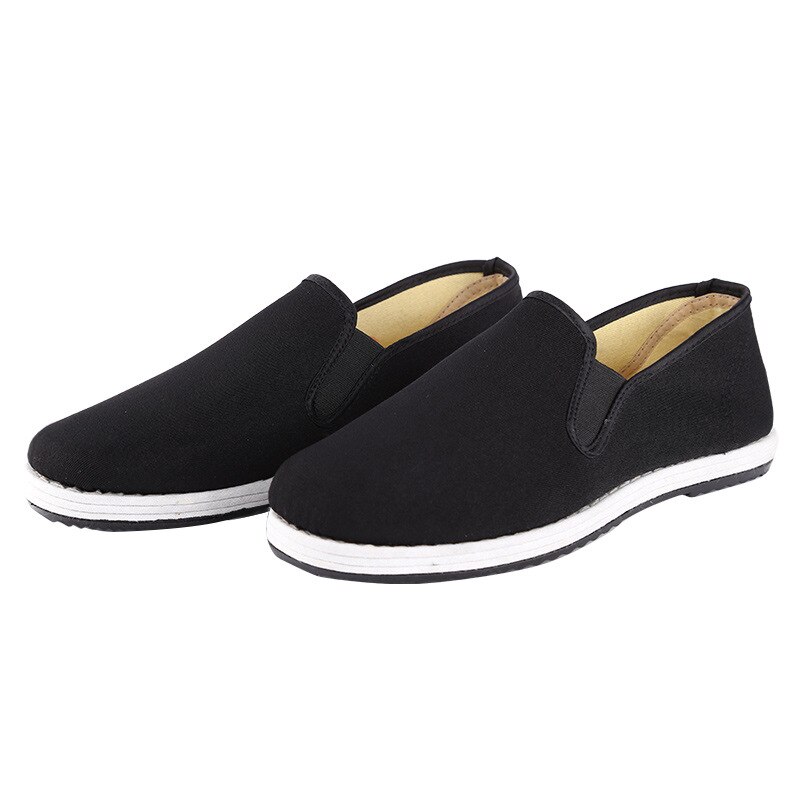 Cloth Shoes Kung Fu Cloth Shoes Comfortable Men 's Shoes Square Mouth Round Mouth Strong Cloth Old Beijing: Square opening / 38