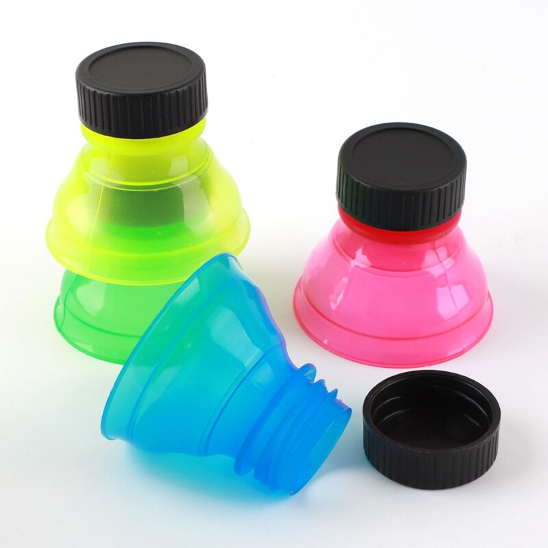 Tapa transparente para refrescos, tapa reutilizable para refrescos, bebida energética, zumo automático, 12 tapas