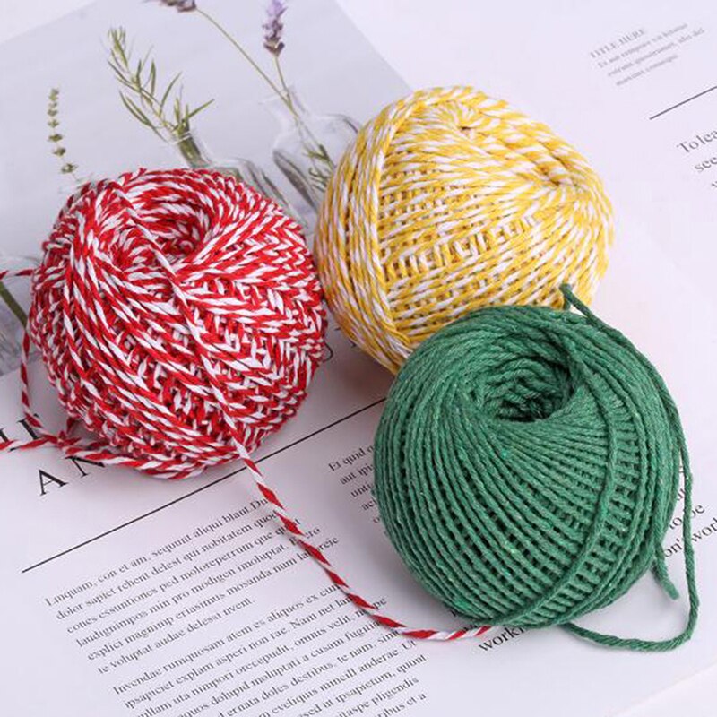 Hilo de algodón para carnicero, cuerda para preparación de carne, Trussing, cuerdas para barbacoa, carne, salchicha, cordel, herramientas de cocina, 75m, 1 rollo