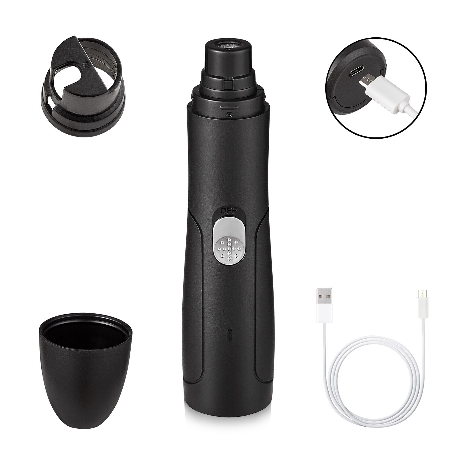 placki nożyczki robić paznokci paznokcie zwierząt domowych USB elektryczny młynek nadaje się robić psa łapa kota trymer robić pielęgnacji polerka robić paznokci placki kot pielęgnacja dostaw