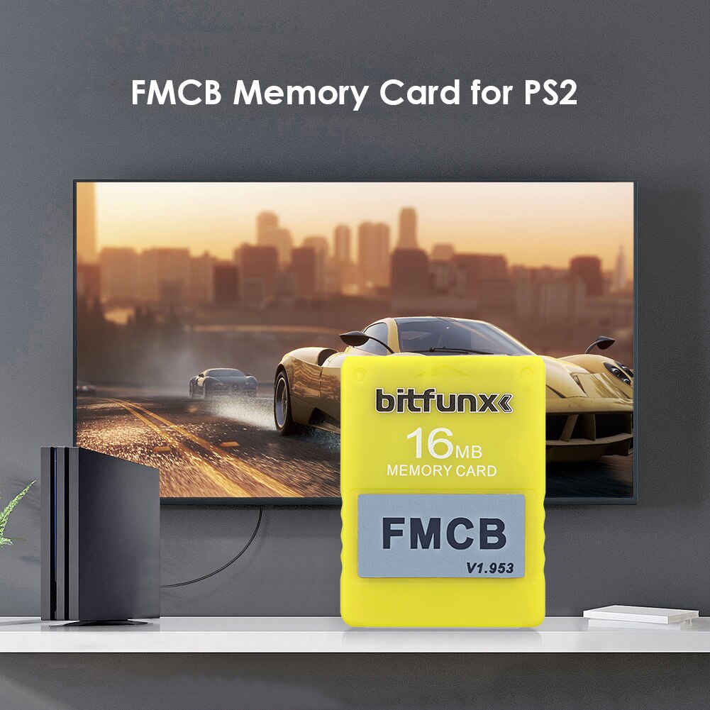 Bitfunx FMCB Free McBoot Card v1.953 for Sony PS2 Playstation2 8MB/16MB/32MB/64MB Memory Card OPL MC Boot