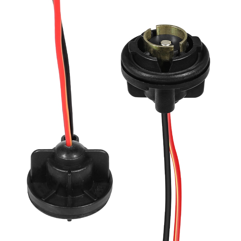 Yccpauto 2 st 1156 ba15s p21w uttag hållare tråd bil blinkers backljus backlampa bas ansluta ledningsnät