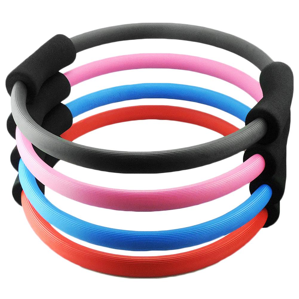 1 st yoga pilates magisk ring body bantning halvmåne handtag motståndsring träningsutrustning