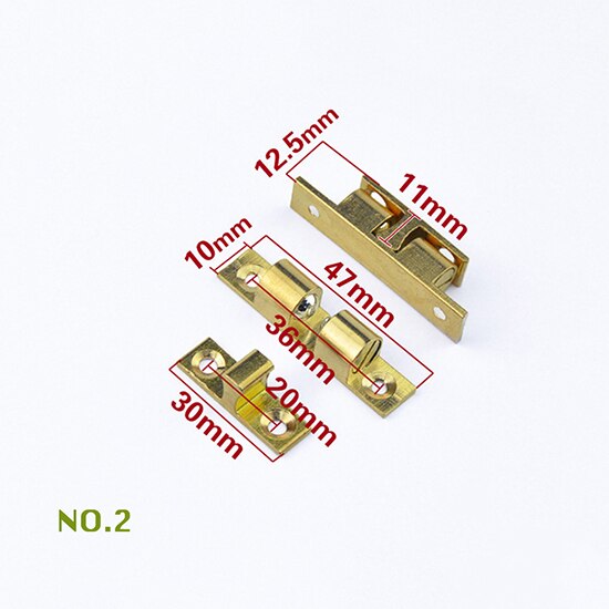 Copper ball bearing card door ball bead wardrobe door lock ball lock cabinet door furniture hardware accessories: 2