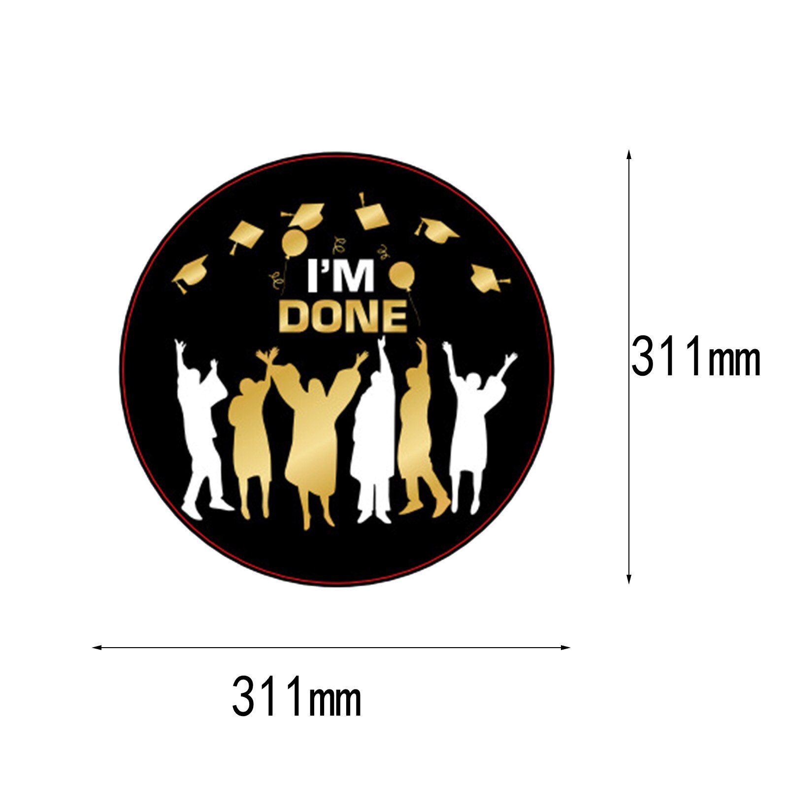 4PC Graduation Season Decorations Banners Outdoor Decoration Products Waterproof Garden Insert Signs Garden PartyHome Decor