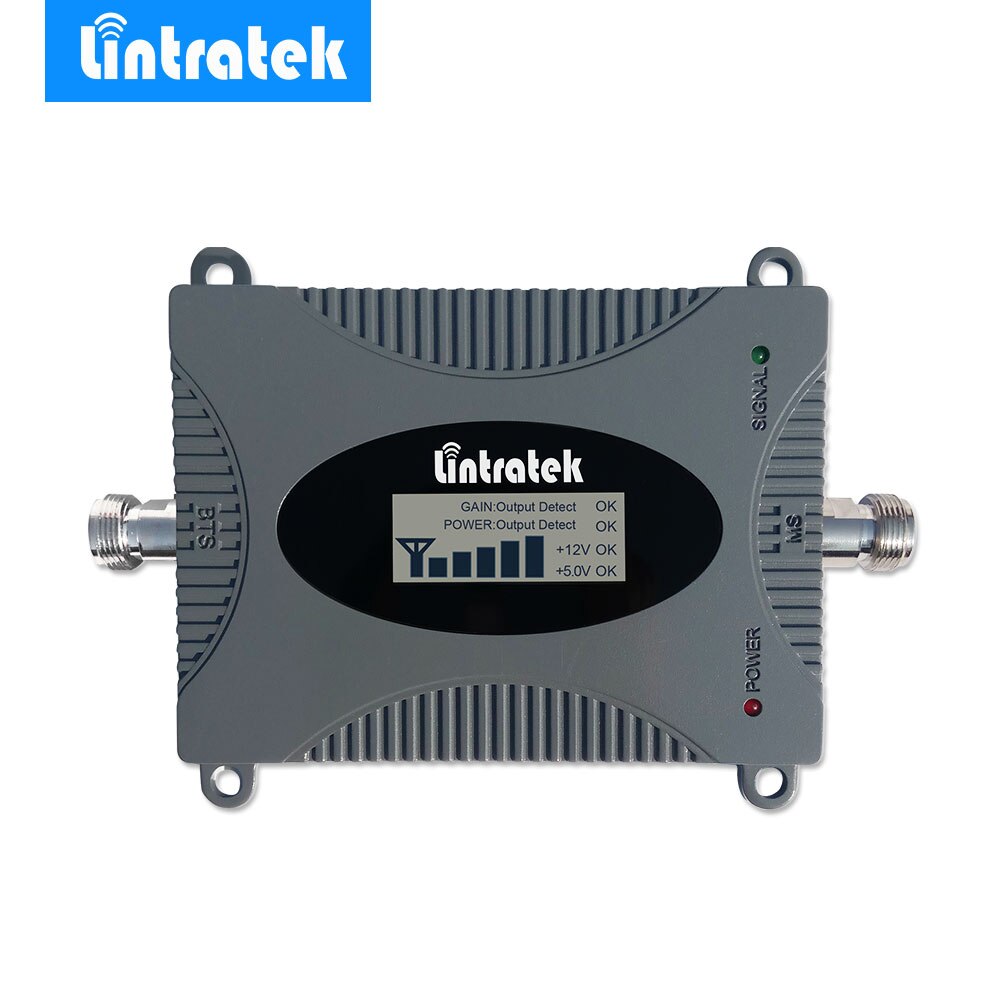 Lintratek Powerful 3G Cell Phone Signal Booster Repeater Amplifier UMTS 2100MHz Upgrade Version 3G WCDMA Mobile Phone Repeater /