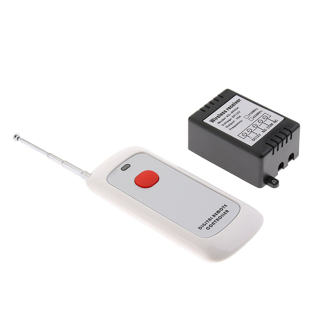 Wireless RF Remote Control Switch Transmitter DC 12V 10A 1km Home Automation