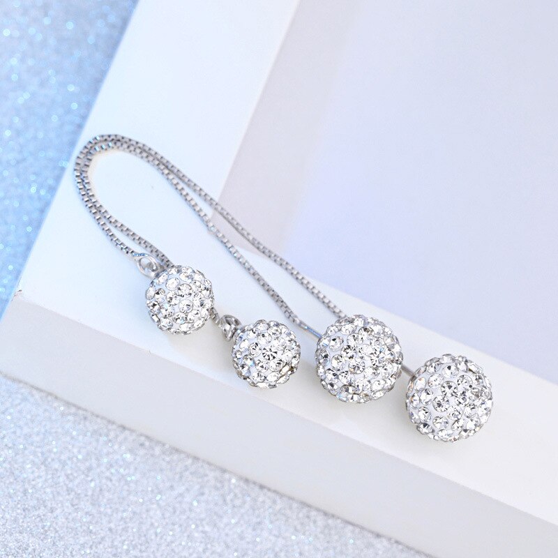 30% prata chapeado moda brilhante shambhala bola de cristal senhoras borlas brincos do parafuso prisioneiro jóias feminino anti alergia barato