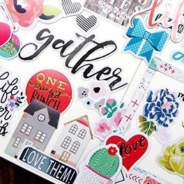 70 stks vierkante hart woord goud stempel papier gestanst Stickers voor Scrapbooking Gelukkig Planner/Card Making/Journaling project/dagboek