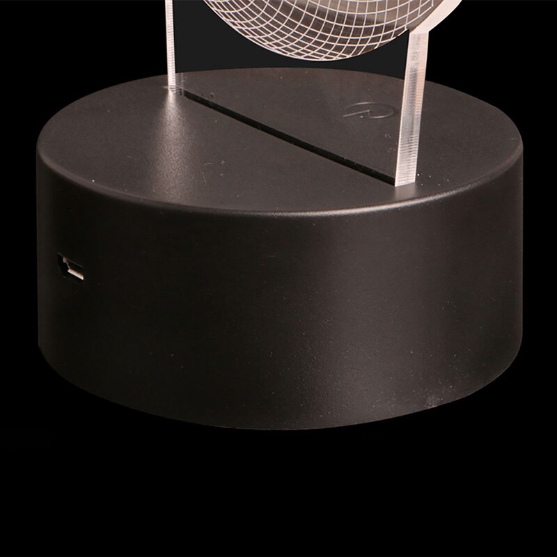 3D Illusion Yoga Meditatie Nachtlampje 7 Kleur Change Led Desk Tafellamp Speelgoed Room Lights Decor