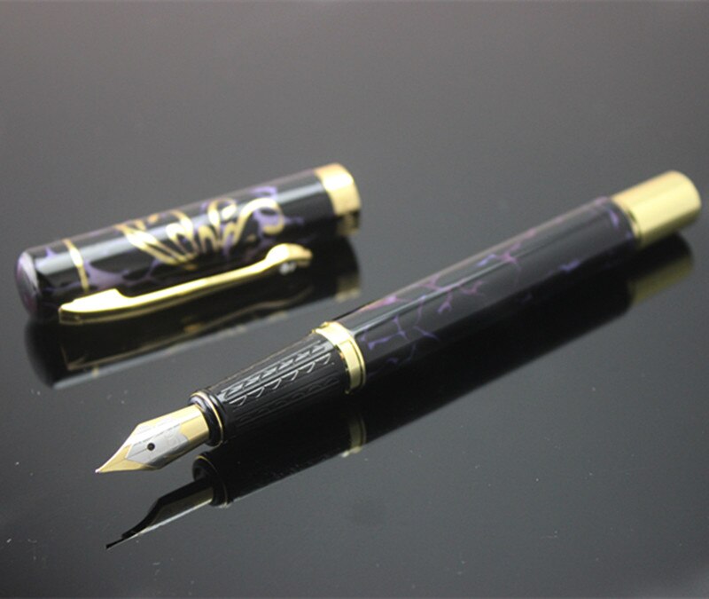 DIKA WEN metal Fountain Pen school office supplies stationery Pens For Writing school ink fountain pen: I