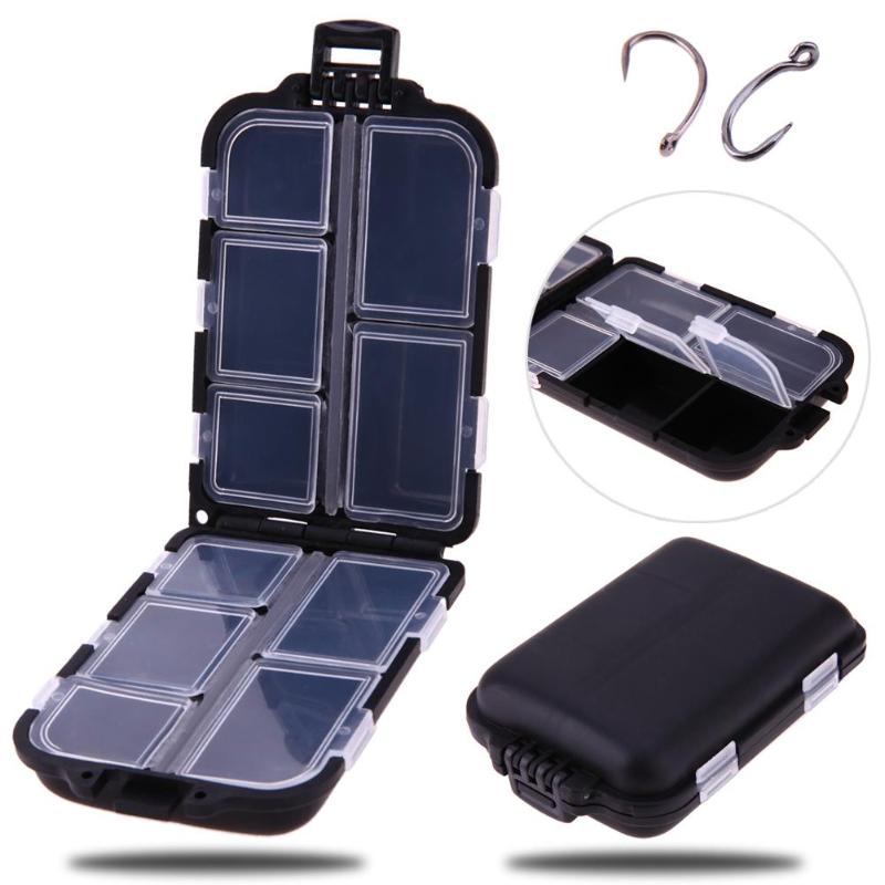 Htpdfg Boîte de pêche 10 Mn Compartments Boîte de Rangement boîte de