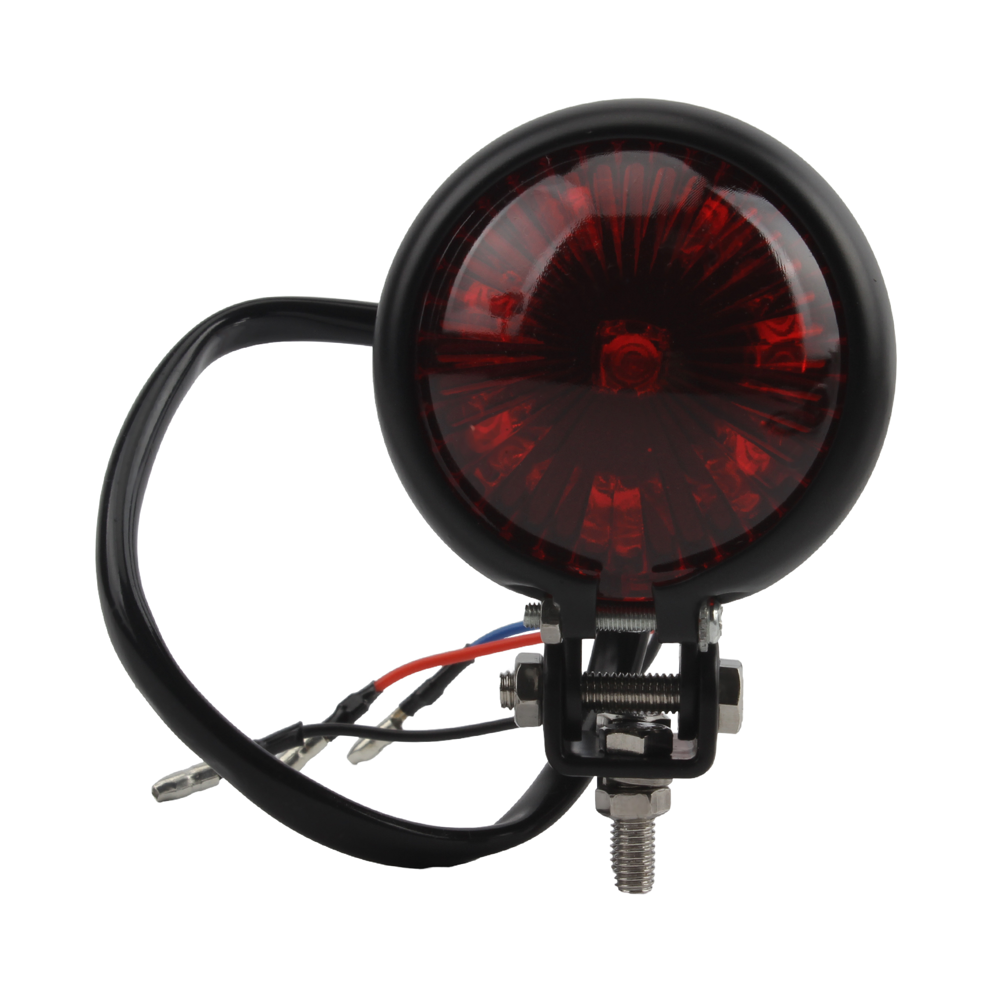 Feu stop de moto pour Chopper Bobber café Racer vélo de rue 12V feux arrière LED arrêt de moto feu arrière Compatible: Beige