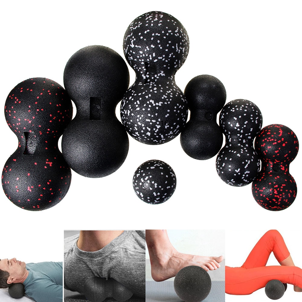 Peanøttmassasje ball epp lacrosse myofascia ball høy tetthet lettvekt fitness body fascia massasje yoga trening lindre smerte