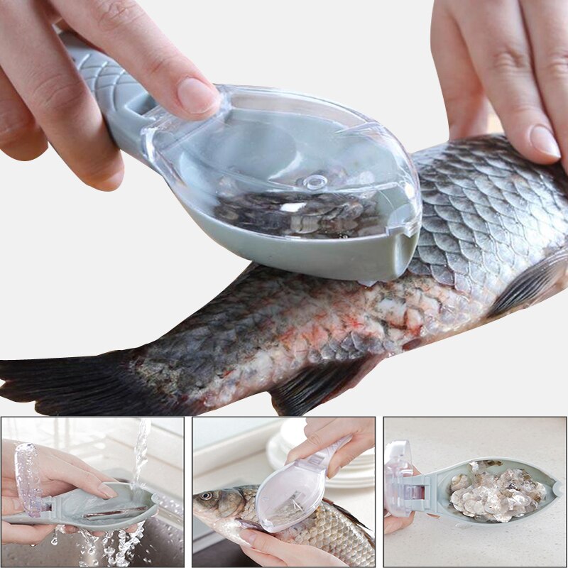 1PC Plastic Fish Scraping Device Cleaning Tool