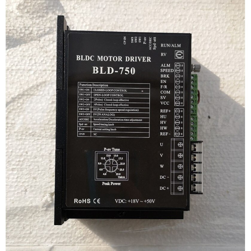 Borstelloze Dc Motor Bldc Driver 12V 24V 36V 48V 310VDC/AC220V BLD-70 BLD-120A BLD-300B BLDC-5020 BLD-750 BLDH-750 BLDH-350