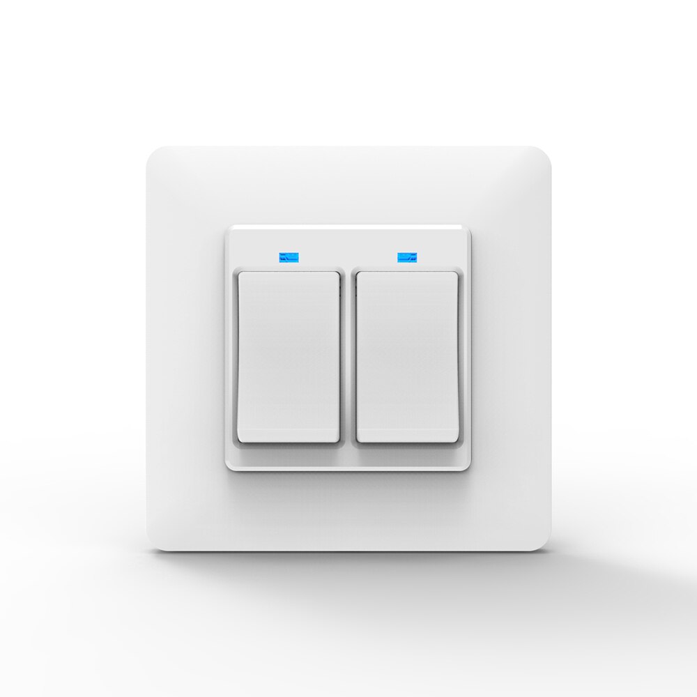 AVATTO Smart WiFi Switch with Random combination, Smart home automation Wall Light Switch 1/2/3 Gang Work with Alexa,Google Home: 2 gang