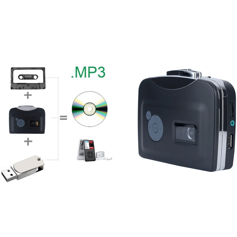 Echte Originele Ezcap230, Oude Cassette Naar MP3 Converter Om Usb Flash Drive U Disk, audio Capture Walkman Muziekspeler