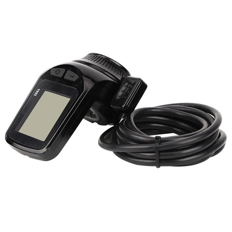 Novel-48V 350W Motor sin escobillas controlador Panel de pantalla LCD pulgar acelerador bicicleta eléctrica Scooter Brushless controlador Kit