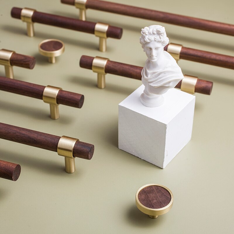 1PC Light Luxury Nordic Simple Brass Handle Black ... – Vicedeal