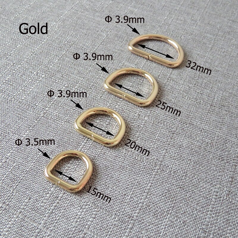 1 stuks 15mm 20mm 25mm 32mm metalen gespen met ringen voor rugzak, handtas, hondenhalsband, riem, harnas, sluiting, accessoire: Binnendiameter 25mm