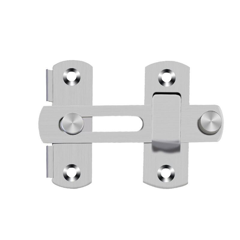 BETOCI pestillo de puerta de habitación con cerradura angular de 90 °, cerradura de Plano de 180 °, pestillo de pestillo cerradura de pestillo de curva, adecuado para múltiples tipos de hardware de puerta