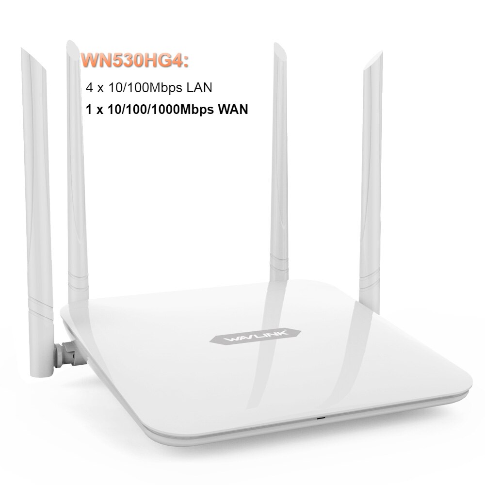 Wavlink  ac1200 wifi router 5 ghz wifi extender 1200 mbps booster 2.4 ghz wifi repeater 4 x 5 dbi antenne smart dual-band router: Eu-stik / Gigabit wan version
