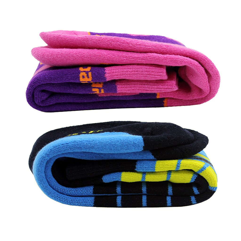 Unisex kinderen volwassenen gewatteerde wintersport thermische prestaties ski snowboard sokken sportsokken thermosokken beenwarmers sokken