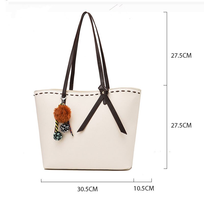 Hoge Capaciteit Casual Totes Effen Kleur Pu Lederen Schoudertas Crossbody Tassen Voor Vrouwen Vrouwelijke Messenger Bags Dames Handtas