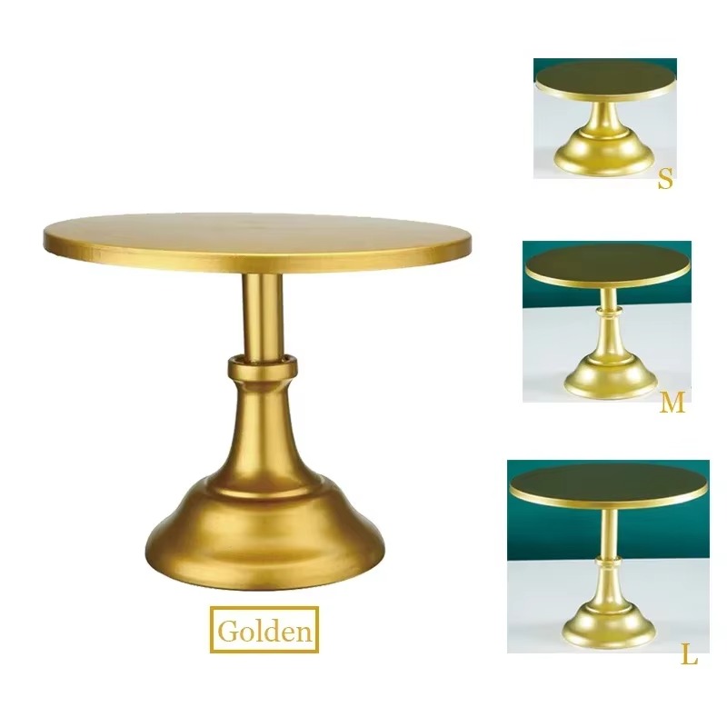 European Cake Stand Tray Metal Milk Tea Shop Dessert Dessert High Foot Tray Wedding Props Party Cake Tray Decoration Cake Stand