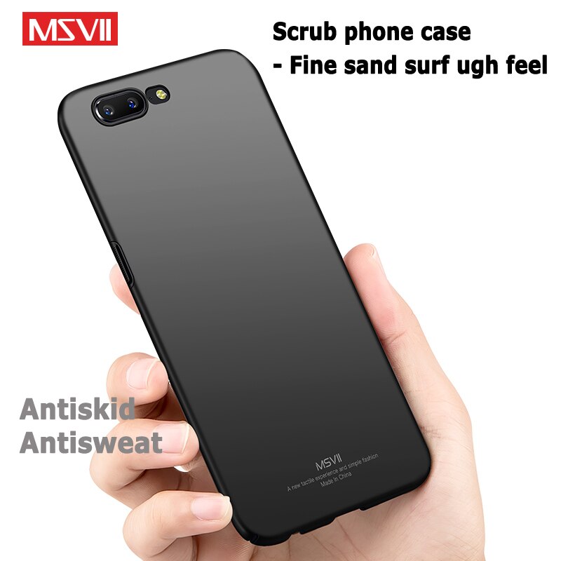 Oneplus 5 Case MSVII Brand Slim Frosted Cover one plus 5 T Cases oneplus 5T Case Hard PC Cover For One plus 5T Oneplus5 Cases