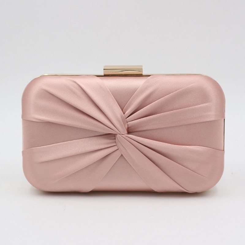 Mode Handgemaakte Boog Koppelingen Tas voor Vrouwen Roze Zwart Zilveren Clutch Avondtasje Bruid Tassen Party Handtas Vrouwelijke Portemonnee