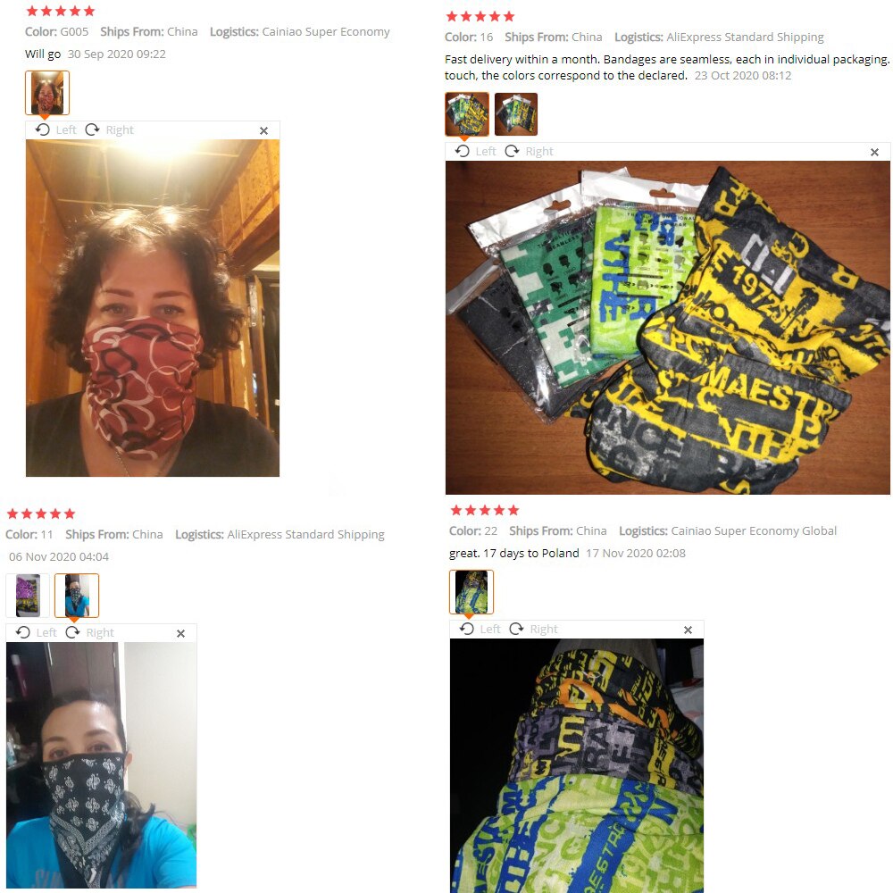 Mode Mannen Vrouwen Hoofd Gezicht Hals Zonnescherm Kraag Gaiter Tube Bandana Sjaal Sport Hoofddeksels Sjaal Stofdicht Outdoor Vissen