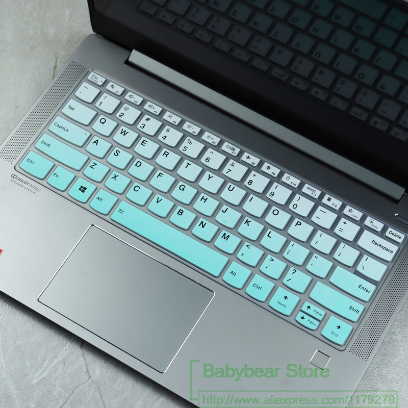 Dla Lenovo joga szczupły 7 dla Lenovo joga 7i 14 dla Lenovo joga 9i 14/joga szczupły 9i 14 ''laptop silikonowa klawiatura okładka skóry: fademint