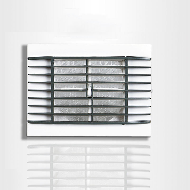 1 pcs exterior wall vents for Improve indoor air air duct vent grill Insect-proof vent ABS material gray