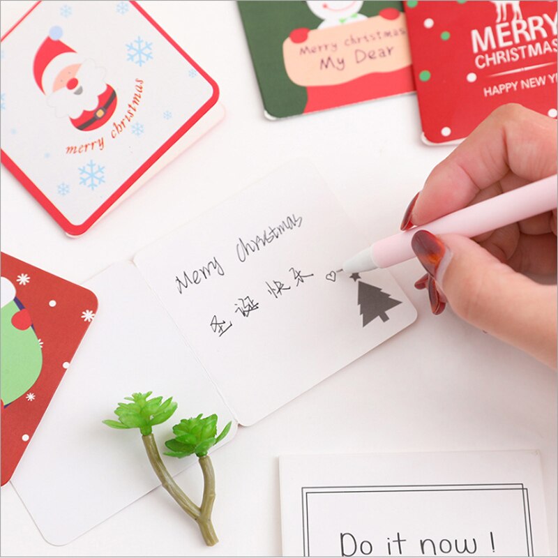 100pcs Merry Christmas Mini postcard Year Wedding Party Invitations cards Birthday Letter Paper save the date Message Cards