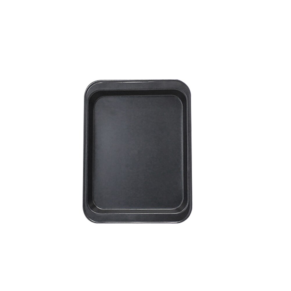Rechthoekige Rvs Non-stick Coating Brood Cake Oven Bakplaat Brood Brood Pannen Bakvorm Keuken Gadget: Black  S