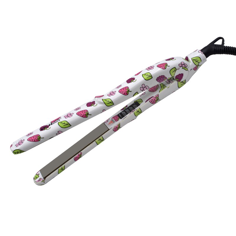 Plancha de pelo eléctrica ondulada de , plancha de hierro ondulado, herramientas de estilismo: Flat Iron Purple
